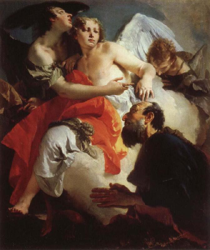 Giambattista Tiepolo Abraham and the Angels